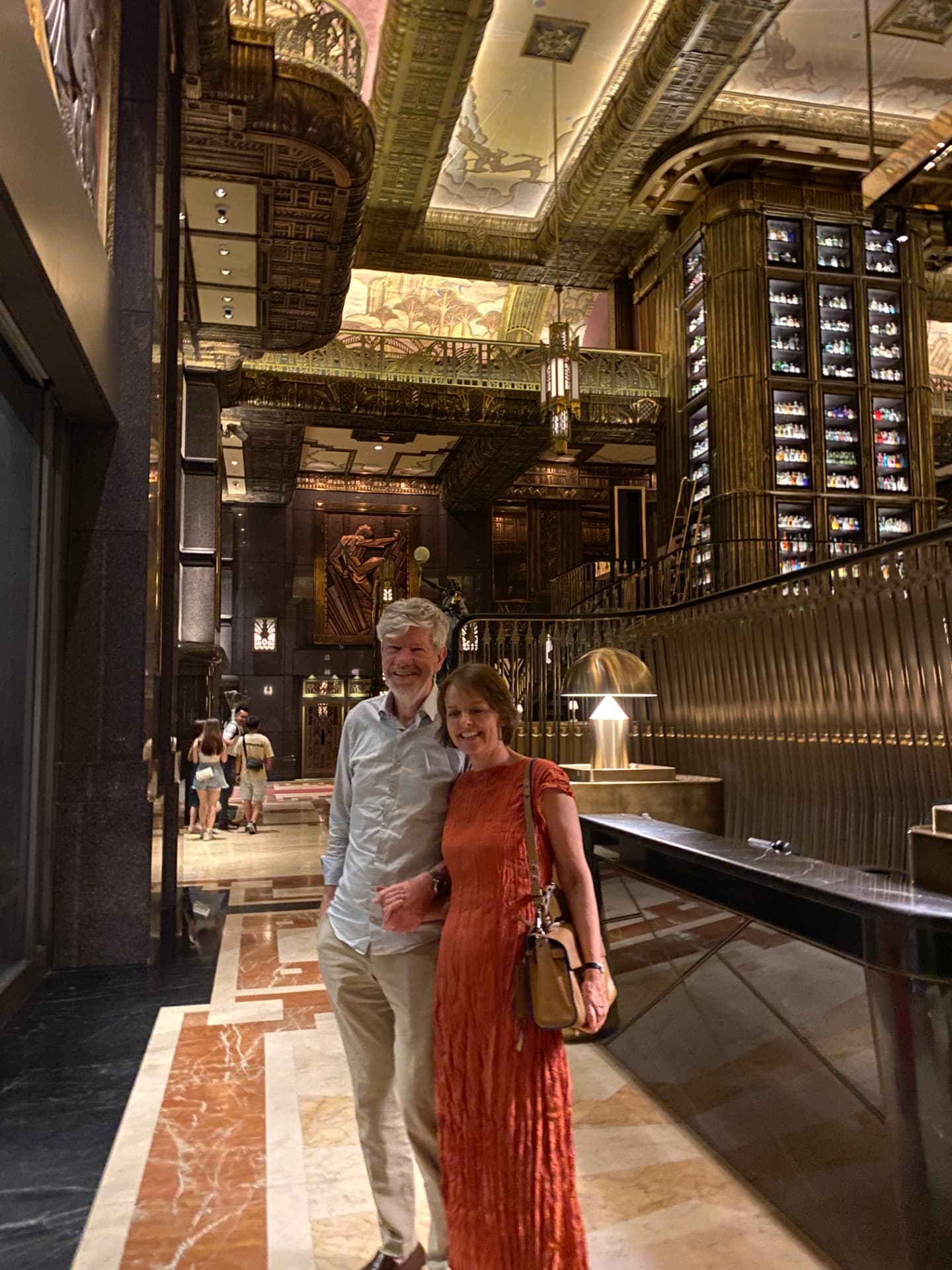 Birgitte og Steen på hotel